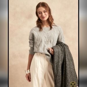 Banana Republic Italian Merino Cable-Knit Sweater - NWOT